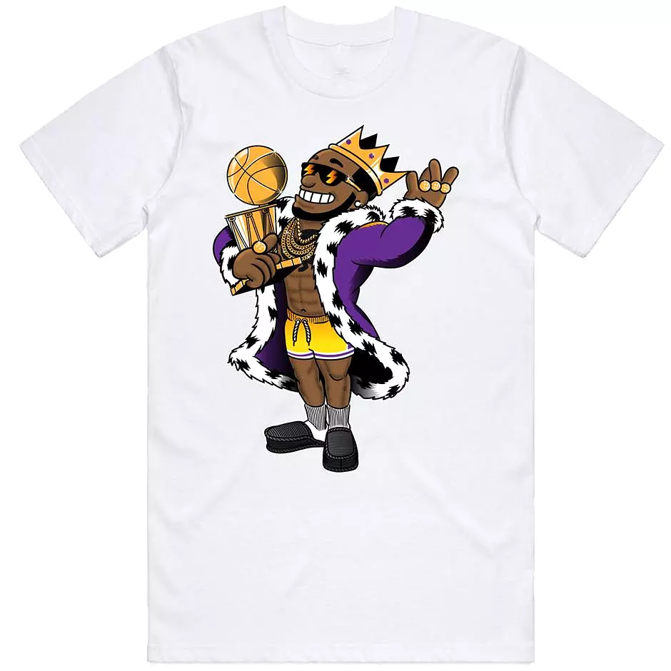 4 Rings Lebron White Tee