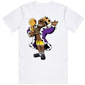 4 Rings Lebron White Tee