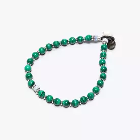 6mm Stone Bracelet - Malachite