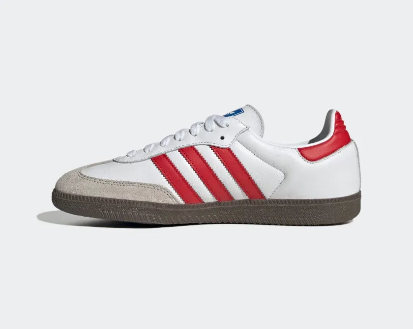 Adidas Samba OG Footwear White Better Scarlet Supplier Color IG1025