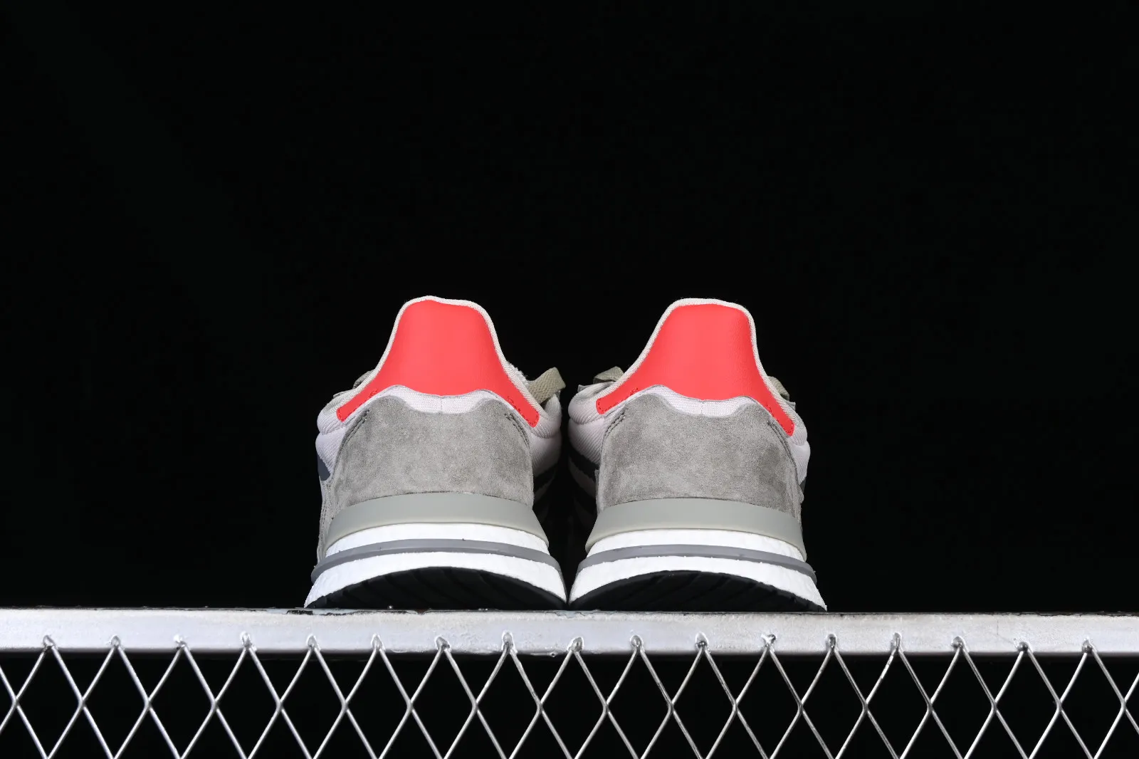 Adidas ZX 500 RM Grey Four Scarlet Footwear White B42204