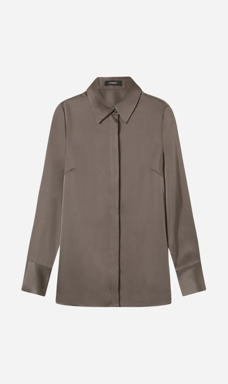  A.Emery      The Philippa Shirt - Graphite 