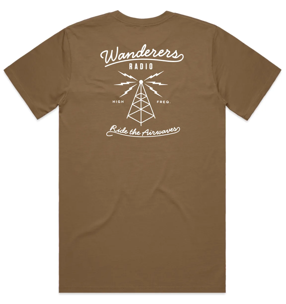 Airwaves Pocket T-Shirt - Coffee