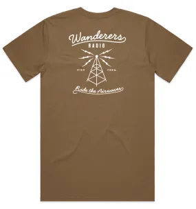 Airwaves Pocket T-Shirt - Coffee