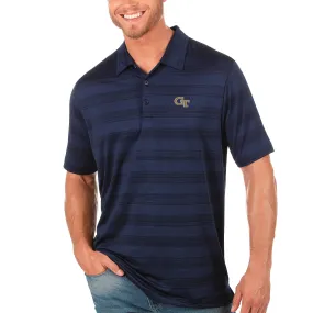 Antigua Georgia Tech Yellow Jackets Navy Compass Polo