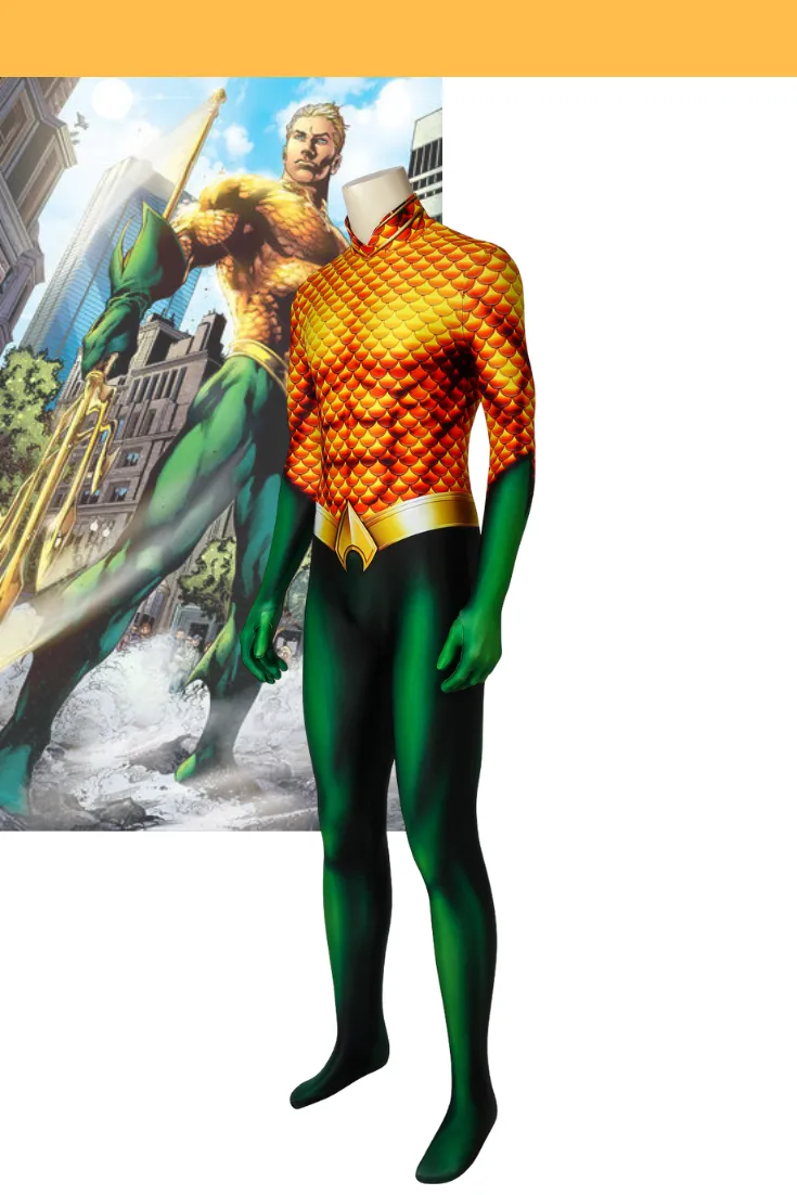 Aquaman Classic Version Digital Printed Cosplay Costume