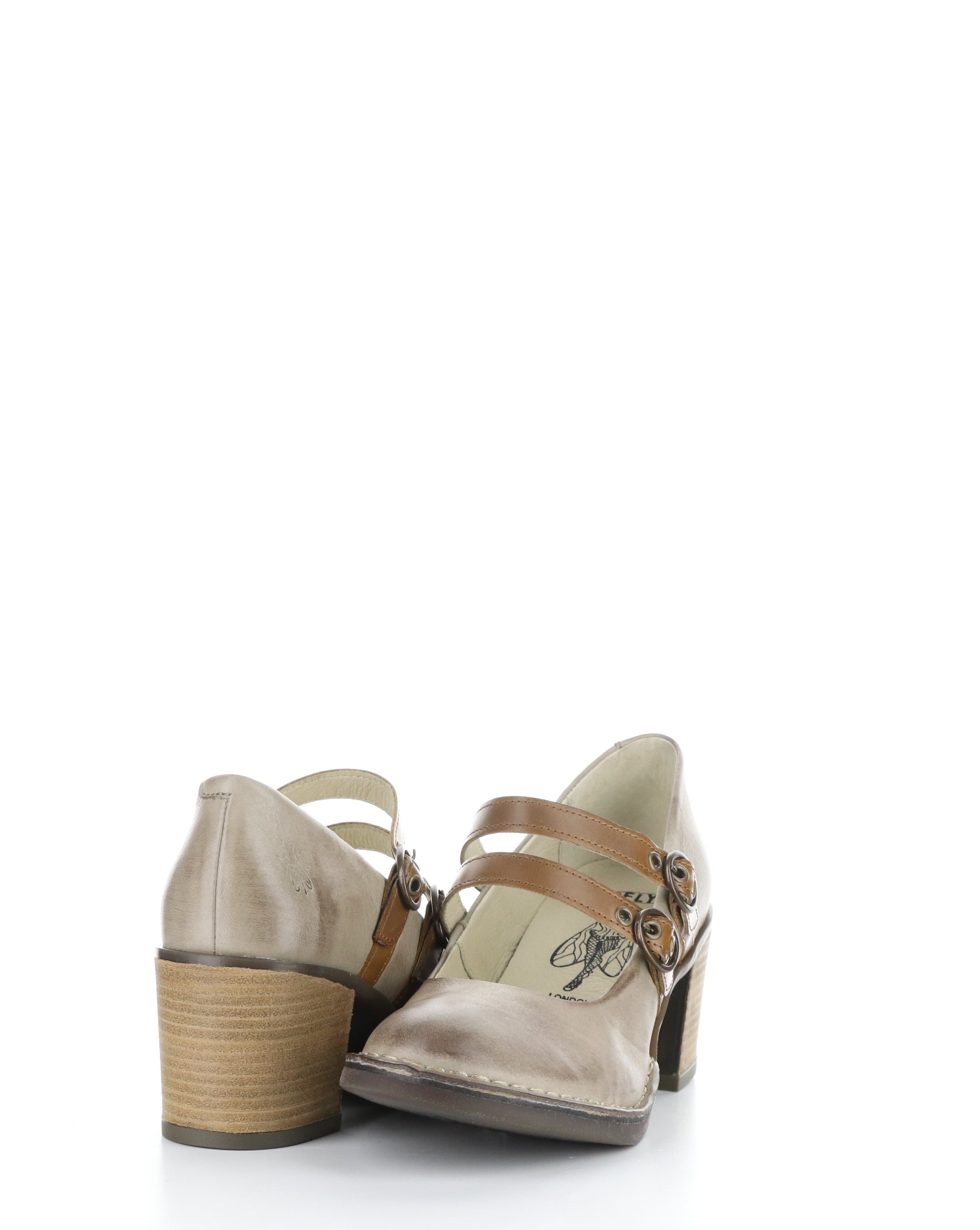 BALY106FLY 000 TAUPE/CAMEL Round Toe Shoes