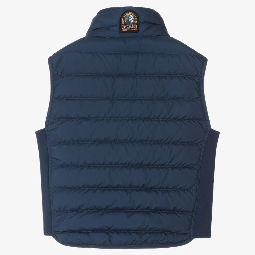 Boys Blue Down Puffer Gilet