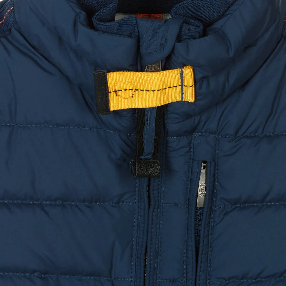 Boys Blue Down Puffer Gilet