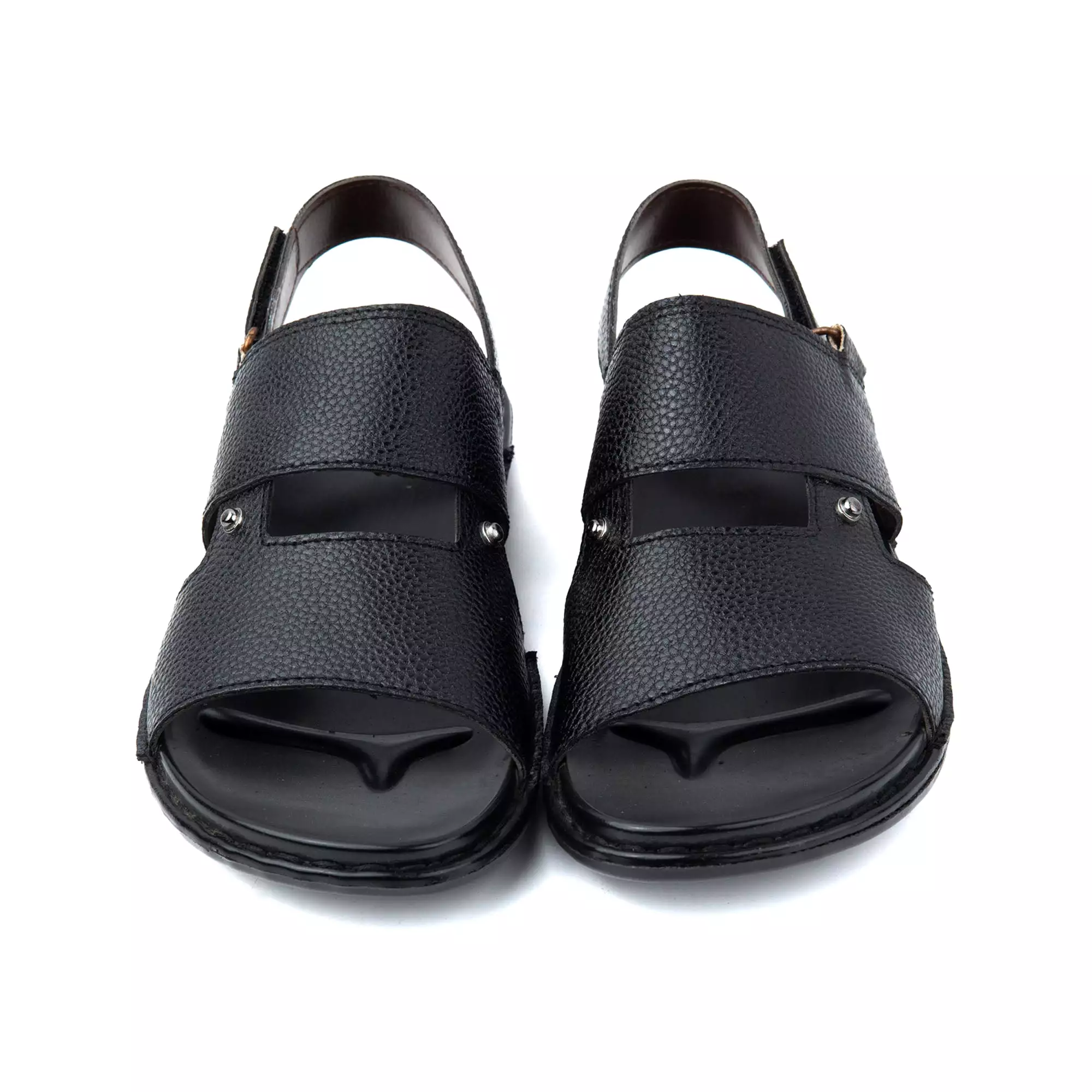 Broad Strap Men Leather Sandals