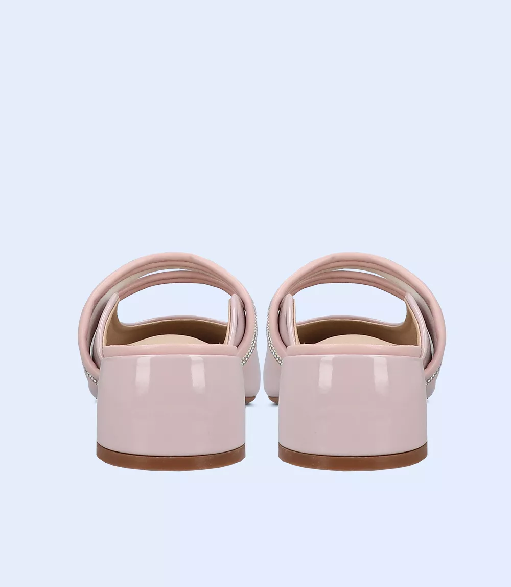 BW8167-TEA PINK-Women Casual Mules