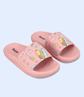 BW8912-PINK-Women Sliders