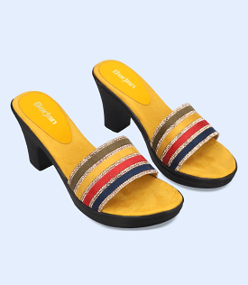 BW9296-MUSTARD-Women Platform Heel