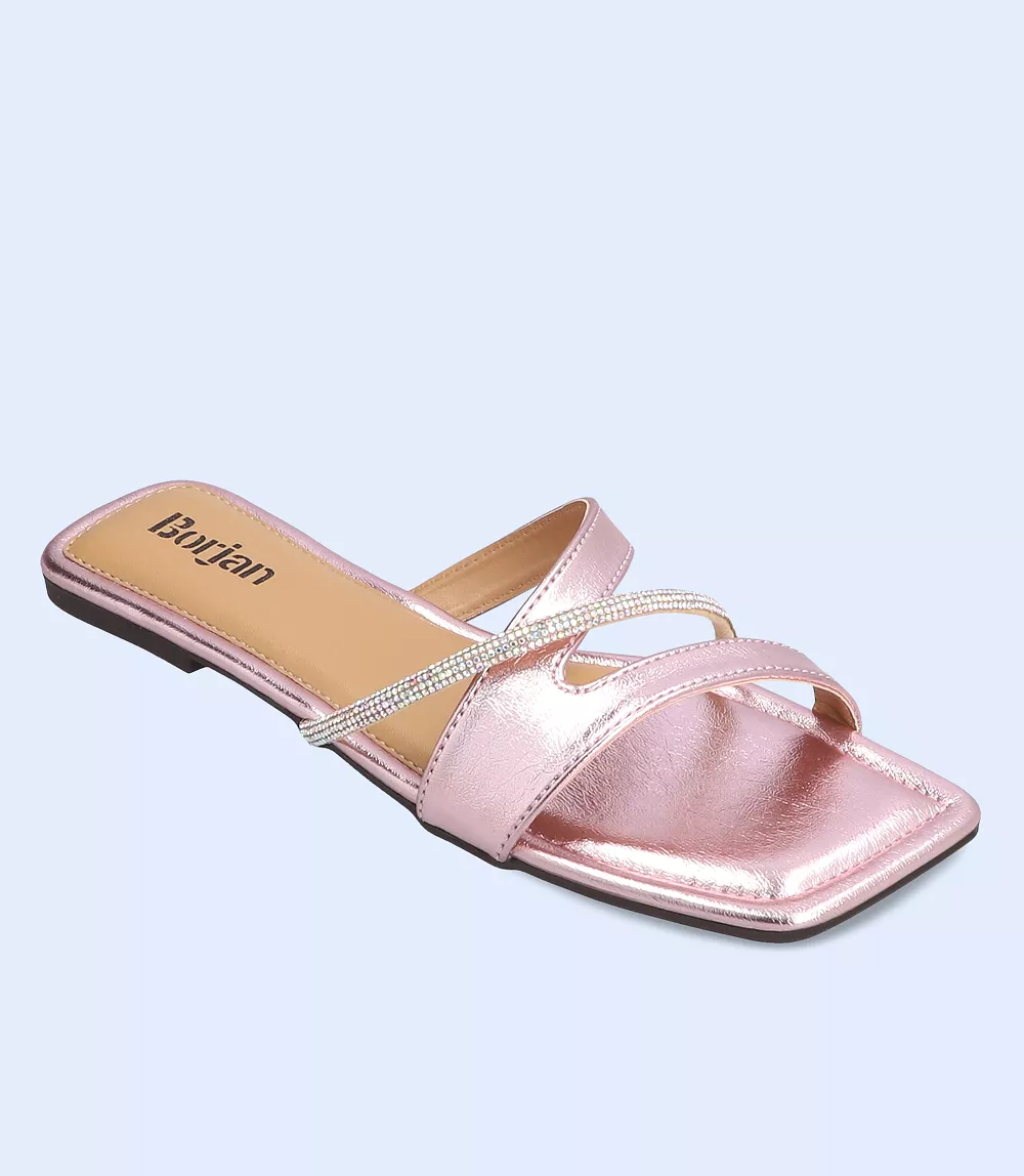 BW9299-PINK-Women Casual Slippers