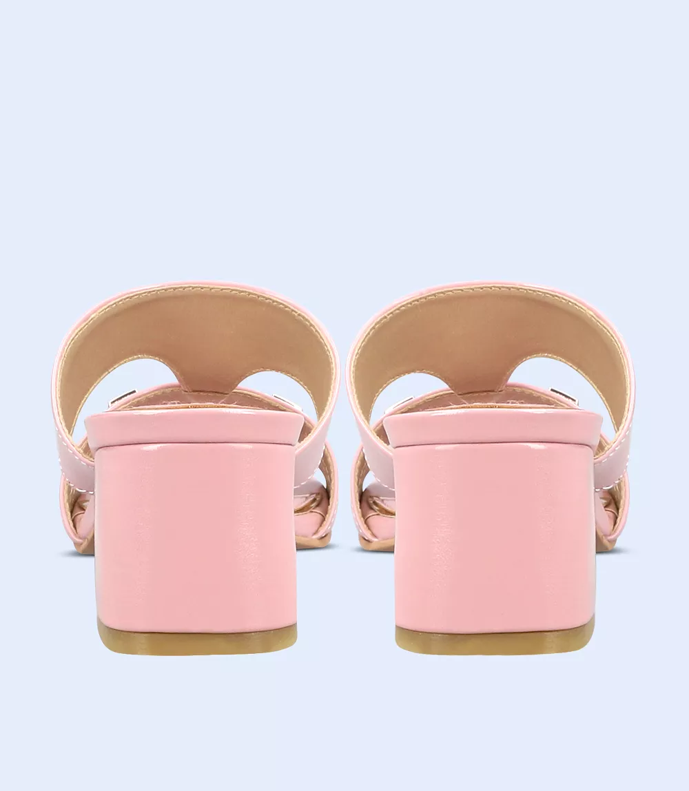 BW9360-T PINK-Women Slipper Heel