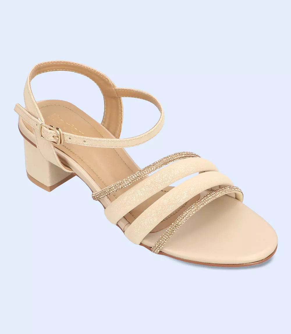 BW9362-NUDE-Women Sandal Heel