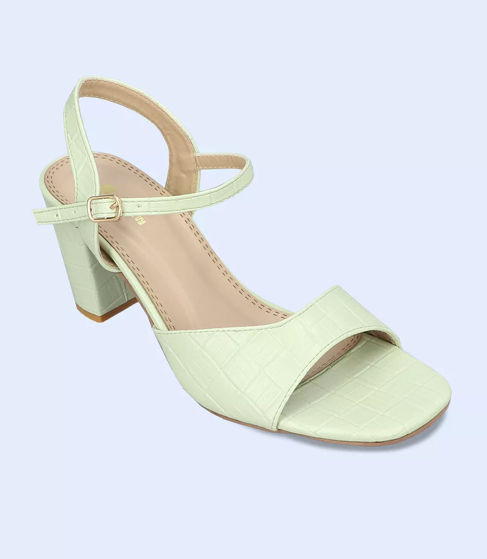 BW9365-MINT-Women Sandal Heel