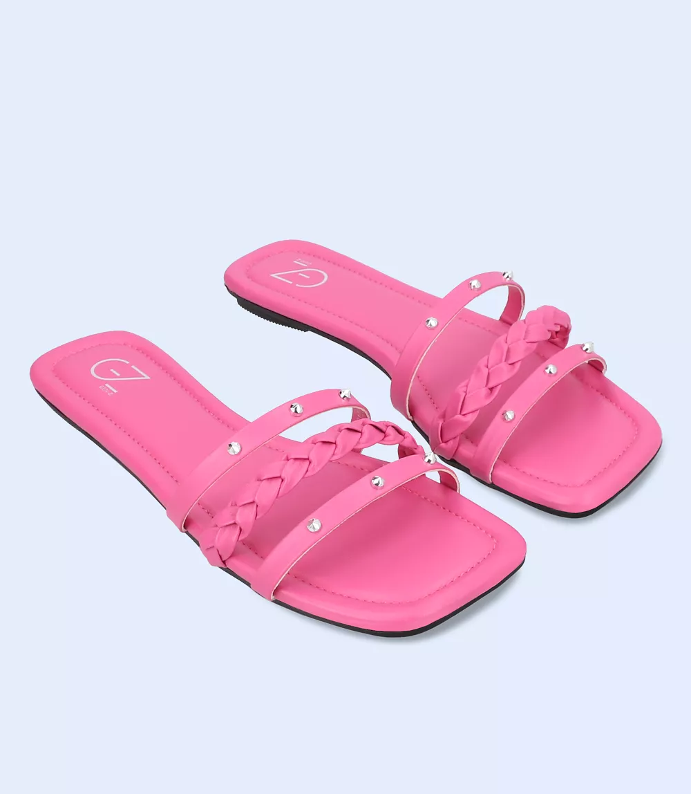 BW9473-PINK-Women Slipper