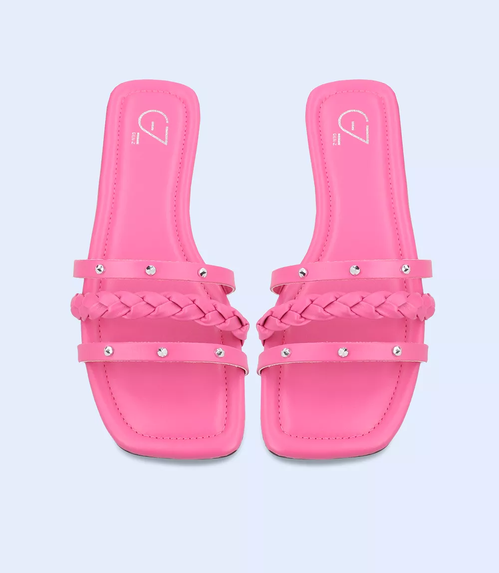 BW9473-PINK-Women Slipper