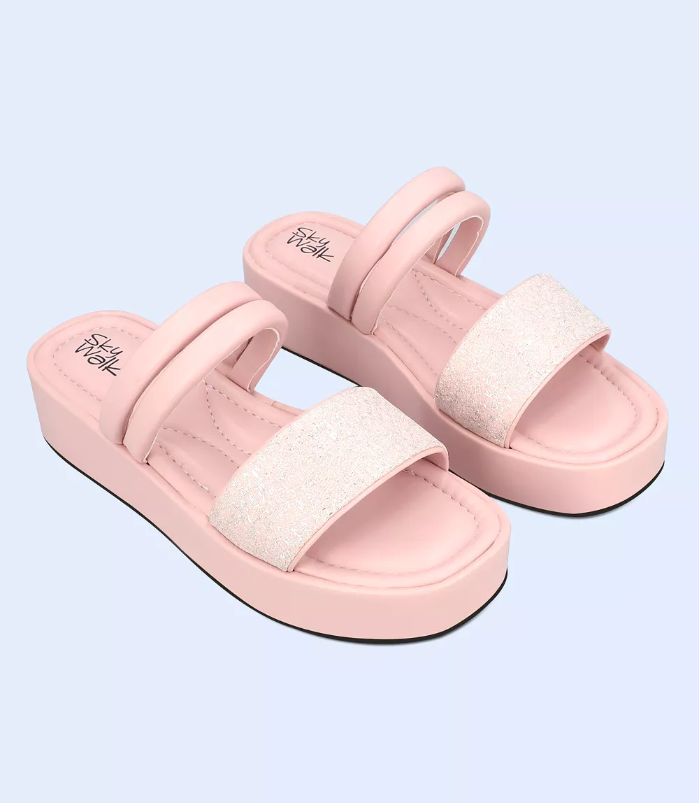 BW9637-PINK-Women Slipper