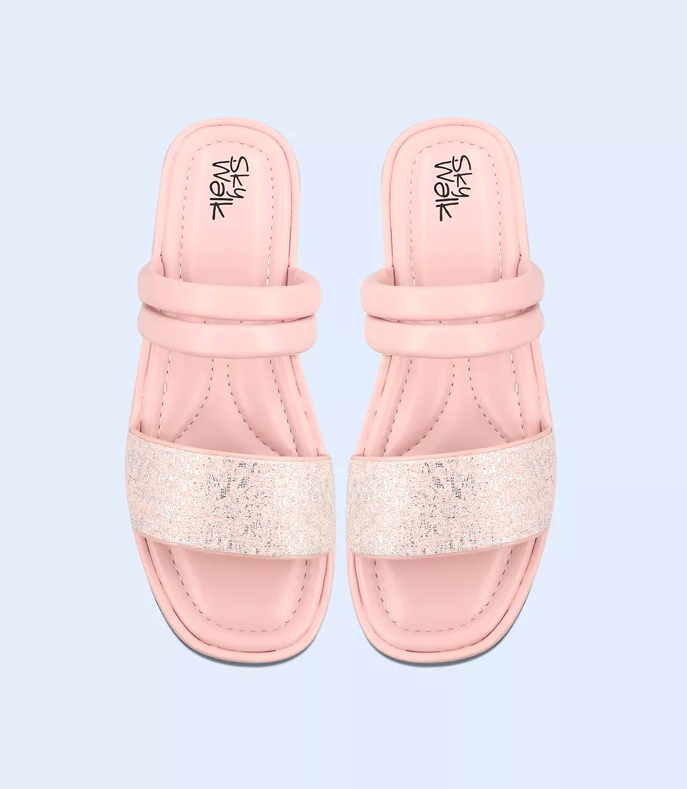 BW9637-PINK-Women Slipper