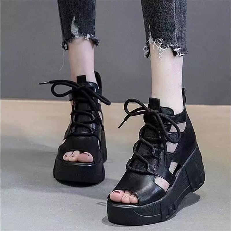 Casual Ankle Wedge Sandal Shoes