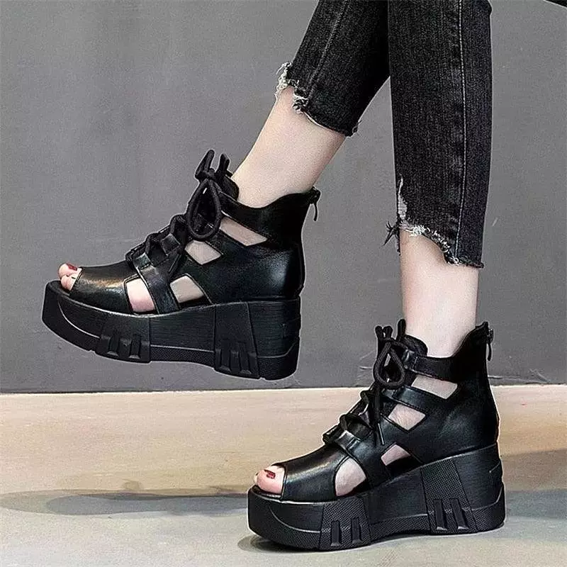 Casual Ankle Wedge Sandal Shoes