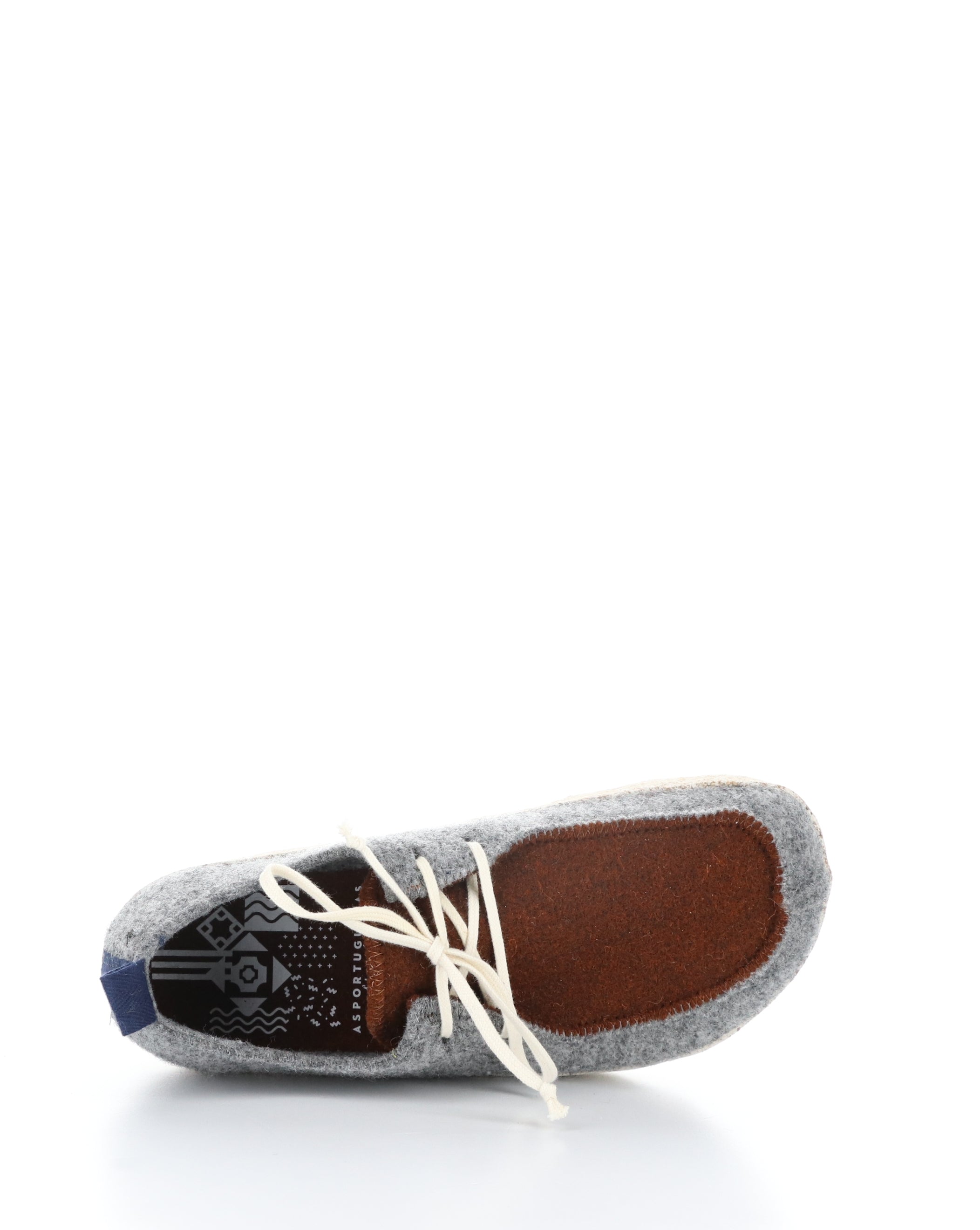 CHAT063ASP Grey Lace-up Shoes