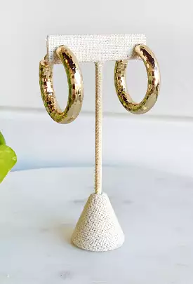 Chic State Hoop Earrings in Gold