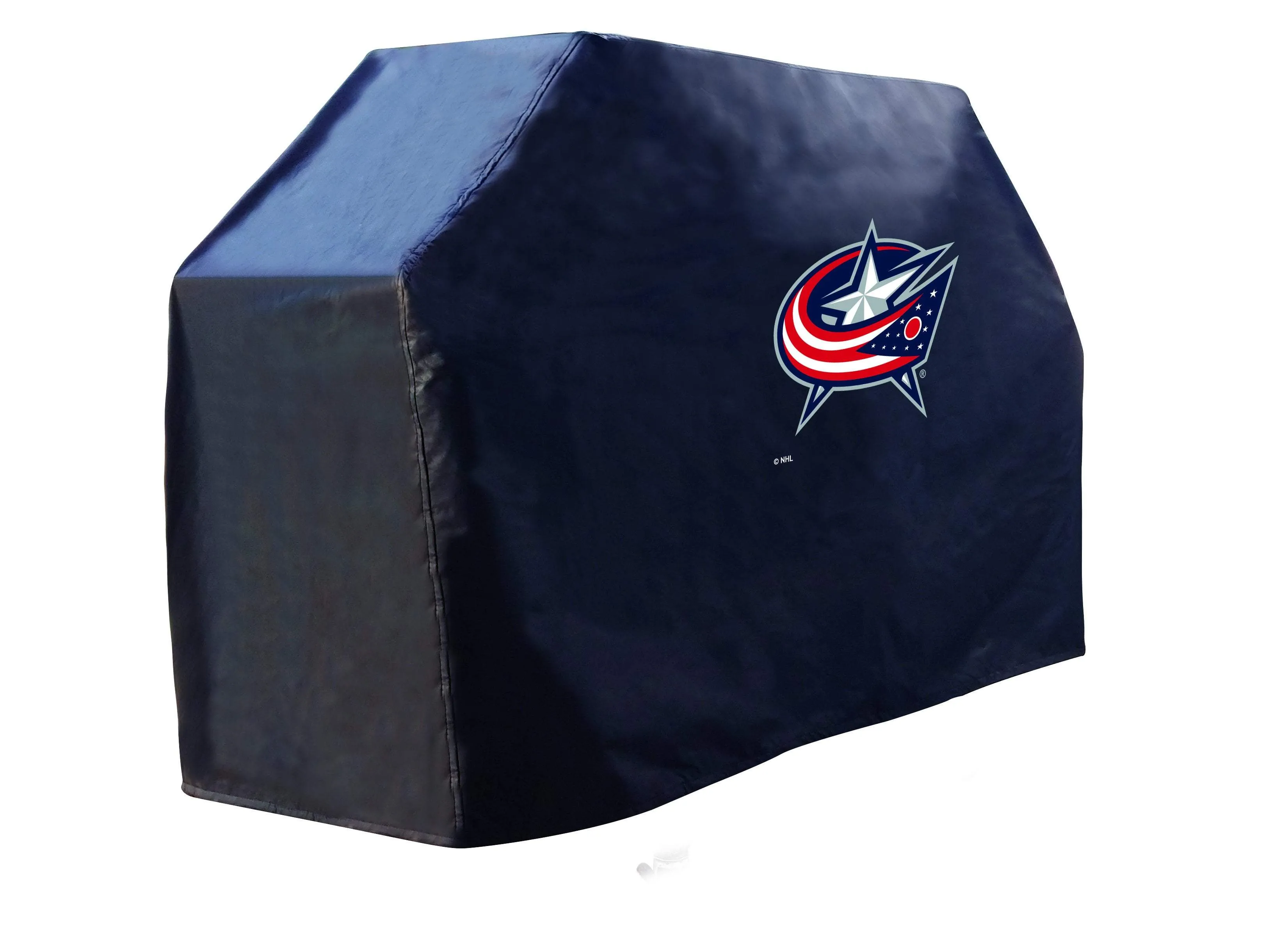 Columbus Blue Jackets HBS Black Outdoor Heavy Duty Vinyl BBQ Grill Cover