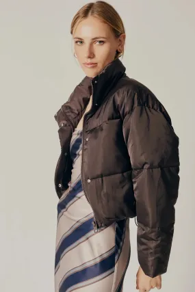 Cornus Puffer Jacket - Chocolate