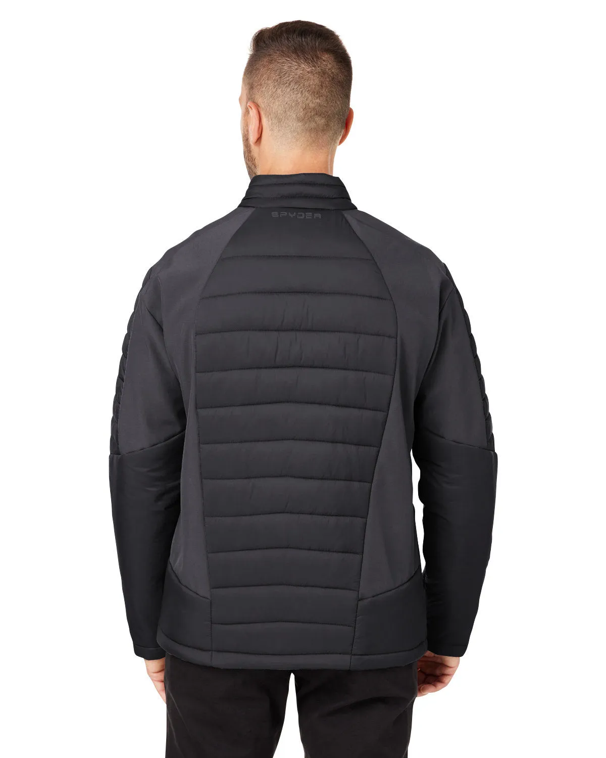 Custom Spyder Men's Challenger Jackets, Black