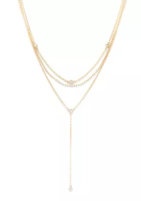 Dainty Metal Y Shape Necklace