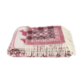 Dalarna Rd Wool Blanket