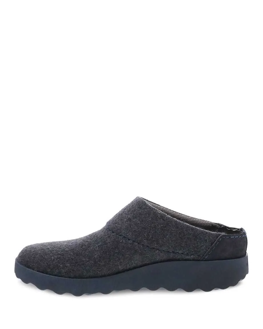 Dansko Womens Lucie Wool Clog- Charcoal Wool