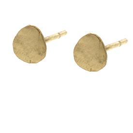 Disc Stud Earrings