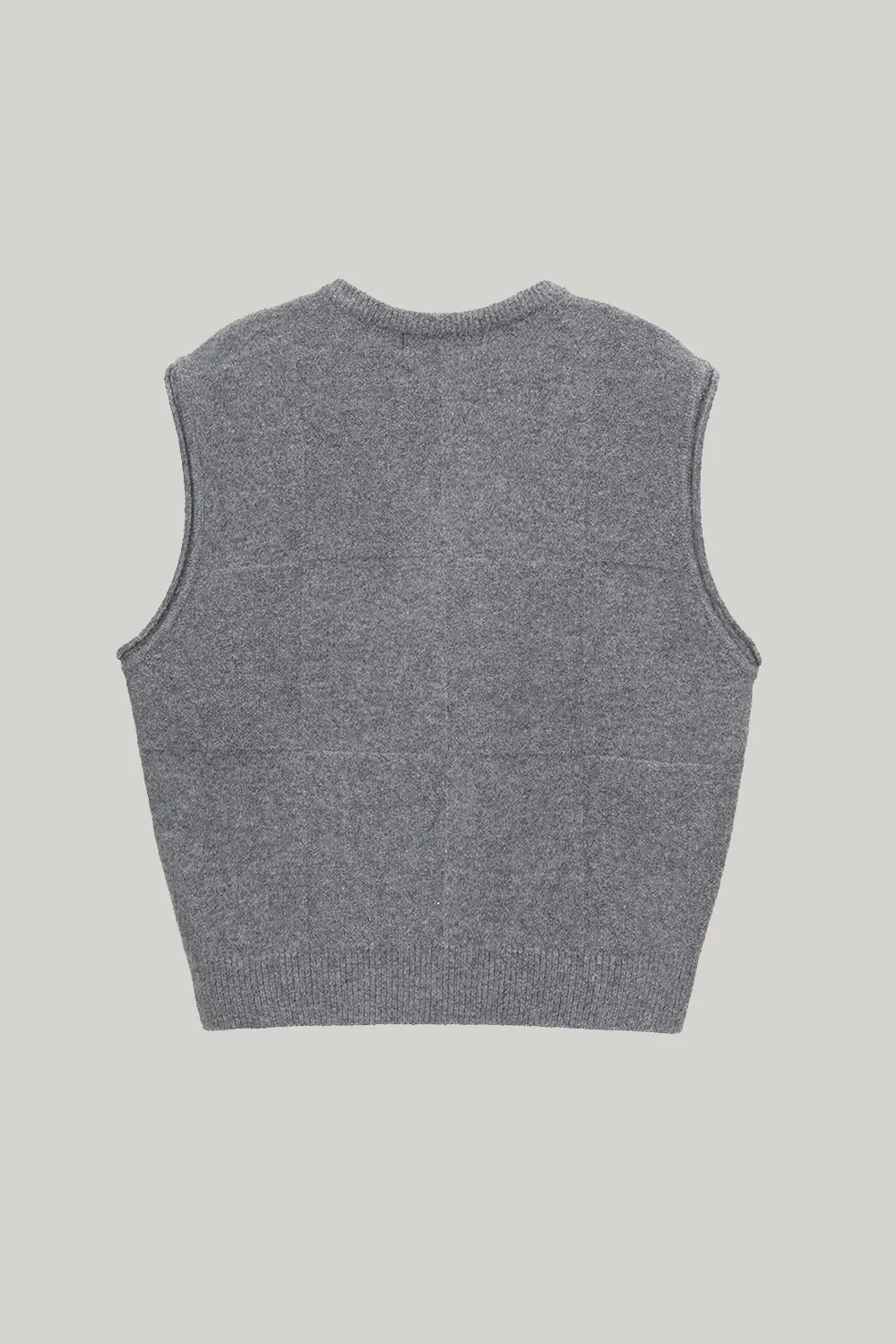 DIVIDE V-NECK WOOL VEST