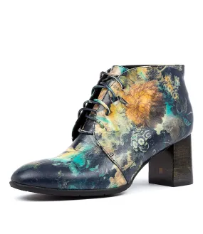 DJANGO & JULIETTE Airwaves Black Floral Leather