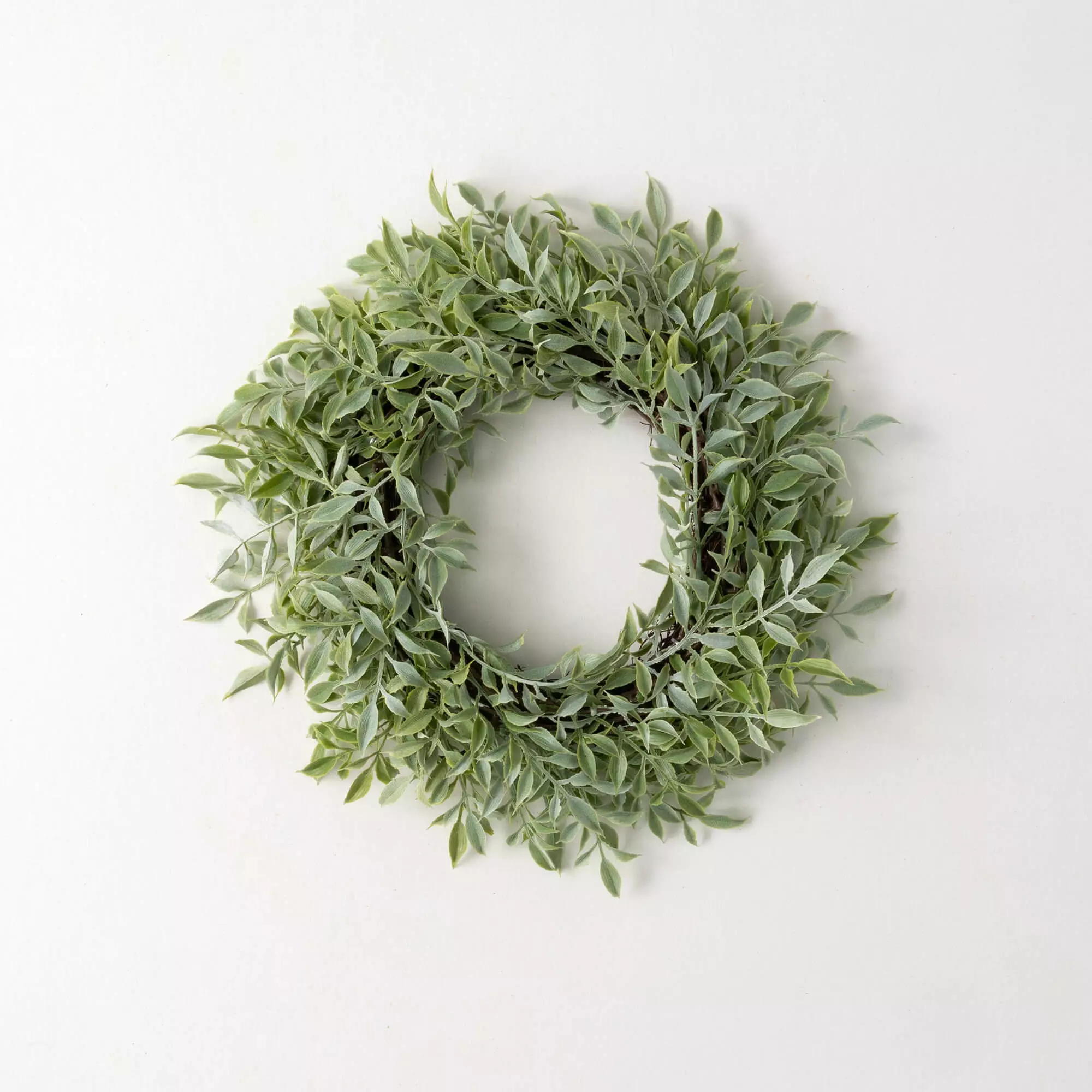 Dusted Tea Leaf Mini Wreath