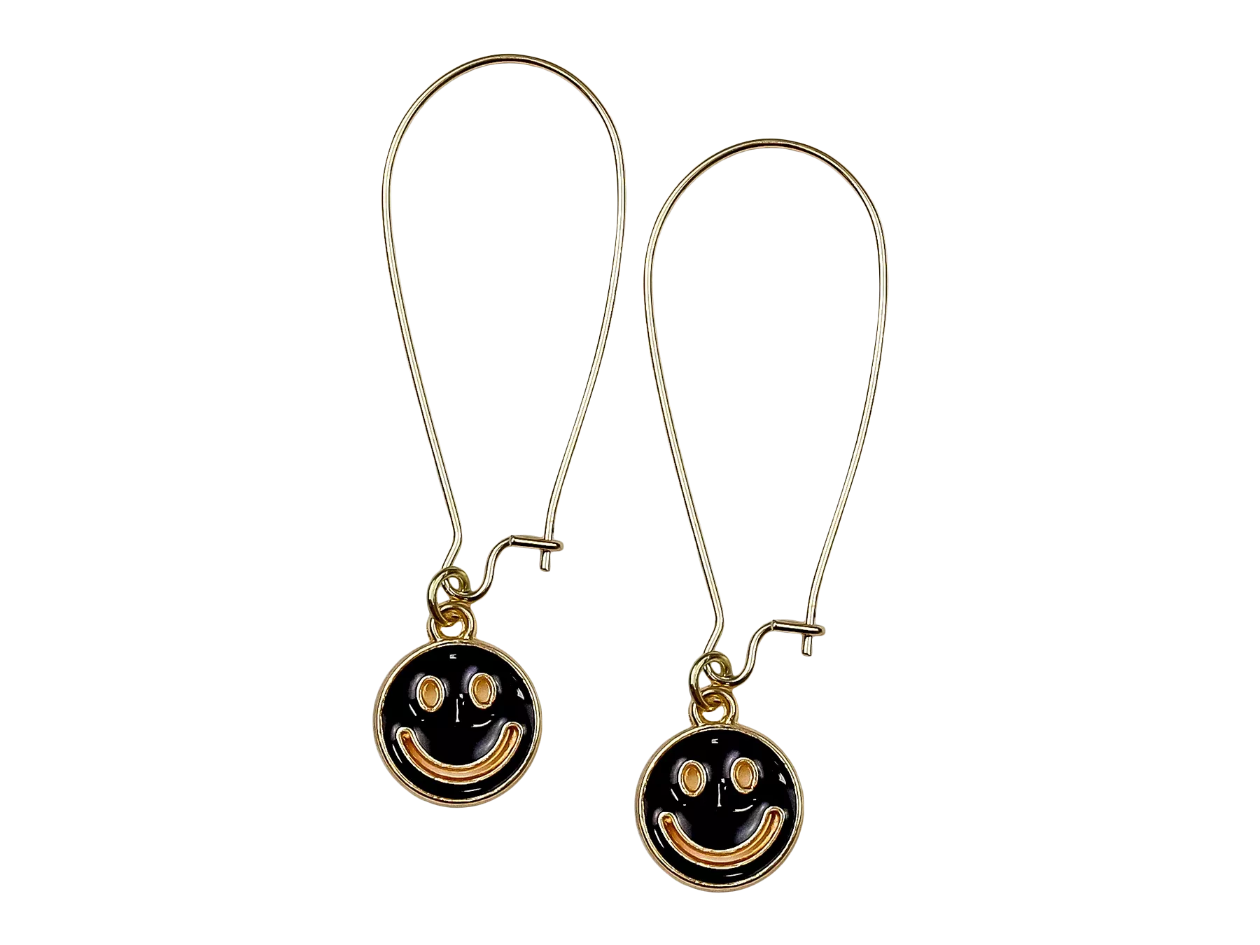 Erimish Smiley Face Dangle Earrings