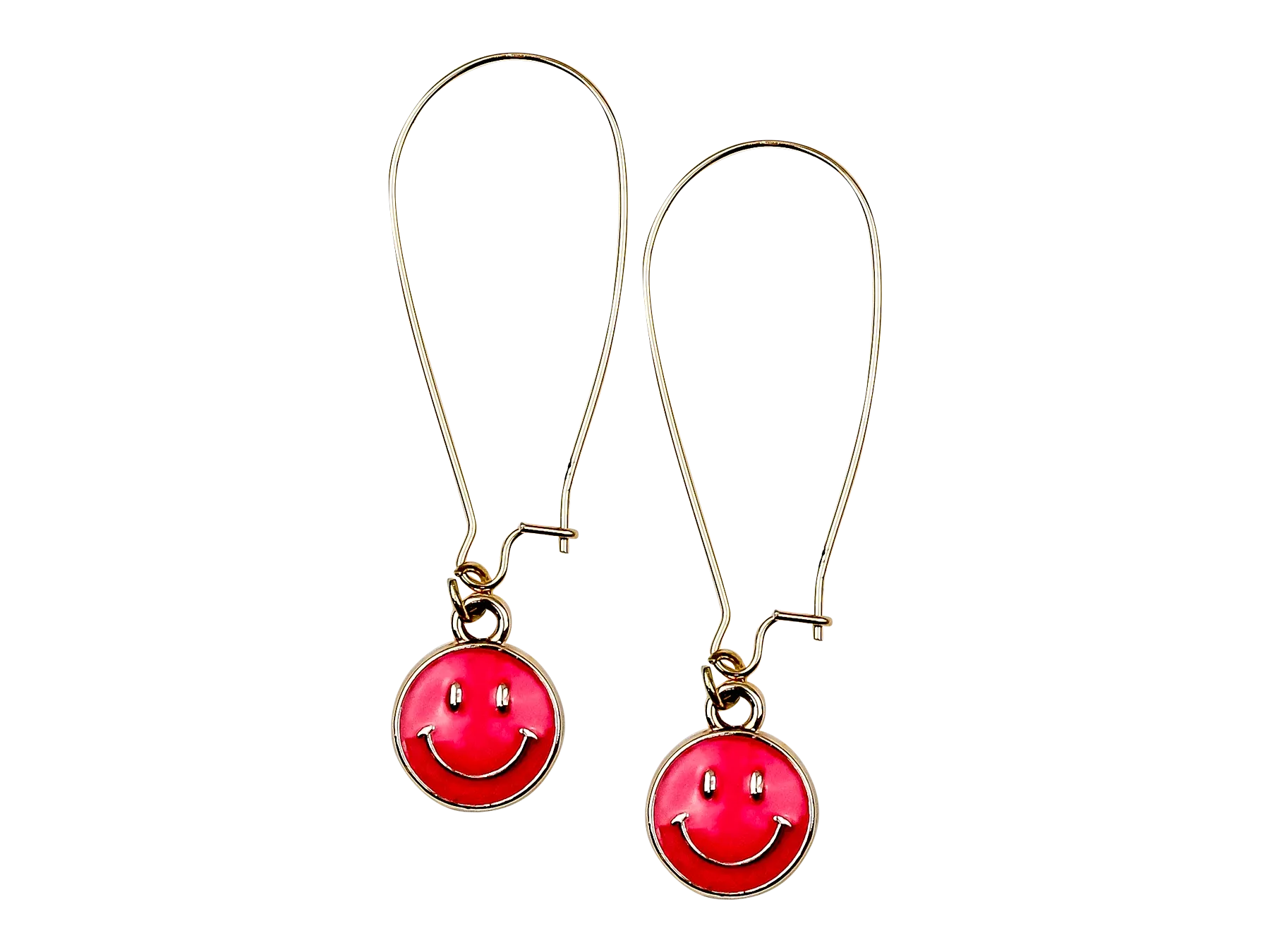 Erimish Smiley Face Dangle Earrings