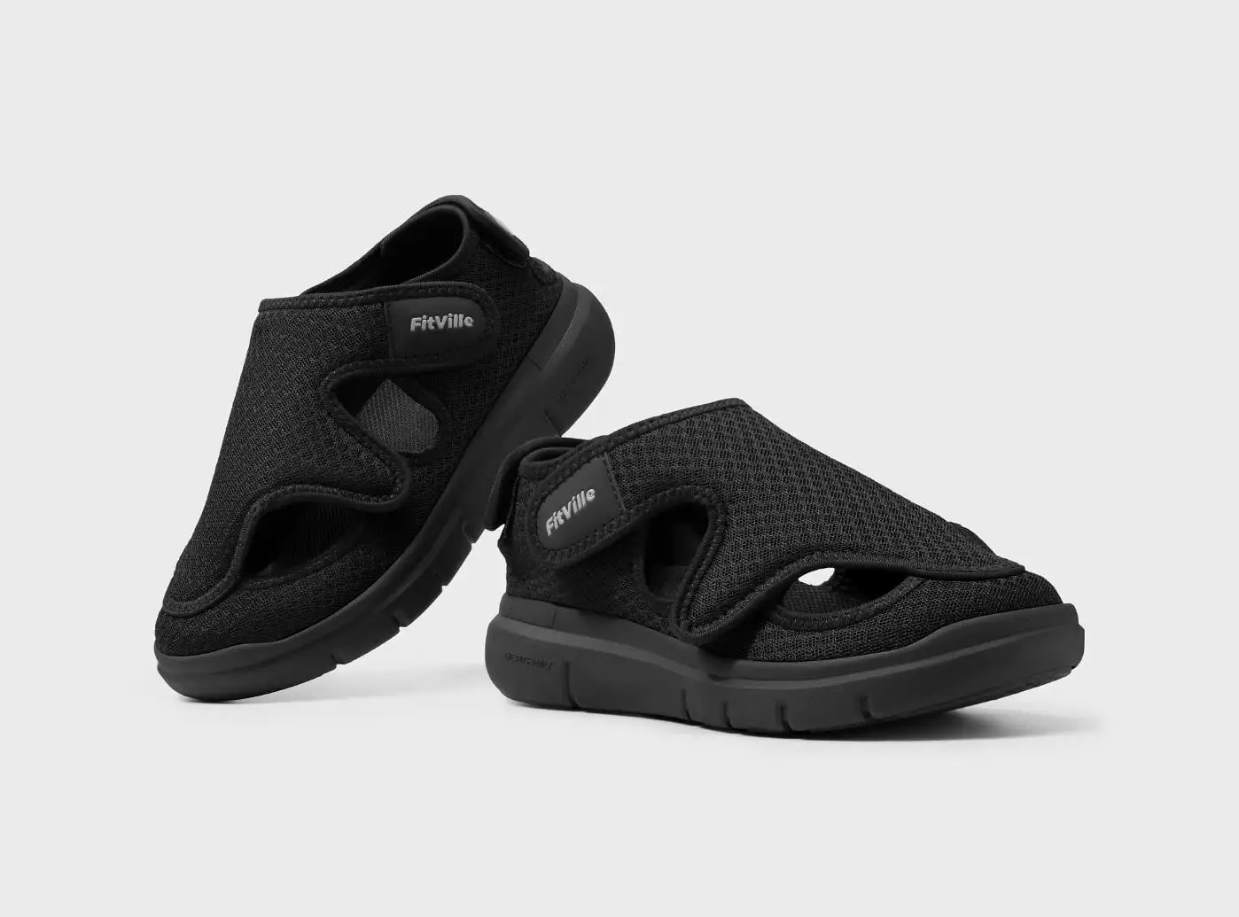 FitVille Men's EasyTop Recovery Sandal V5