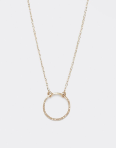 Floating Shape Necklace - Circle