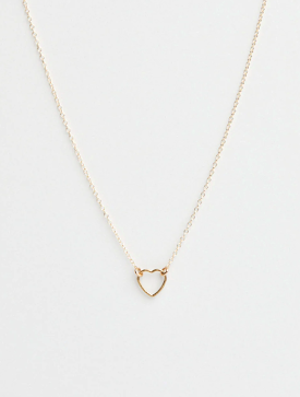 Floating Shape Necklace - Heart