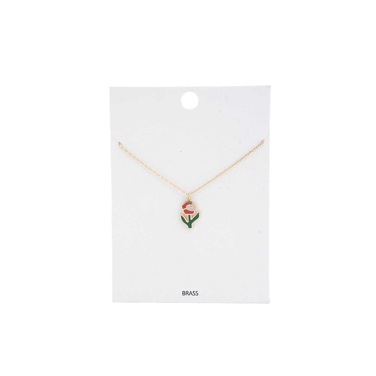 Flower Charm Necklace