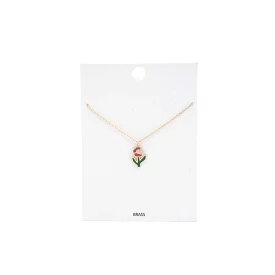 Flower Charm Necklace