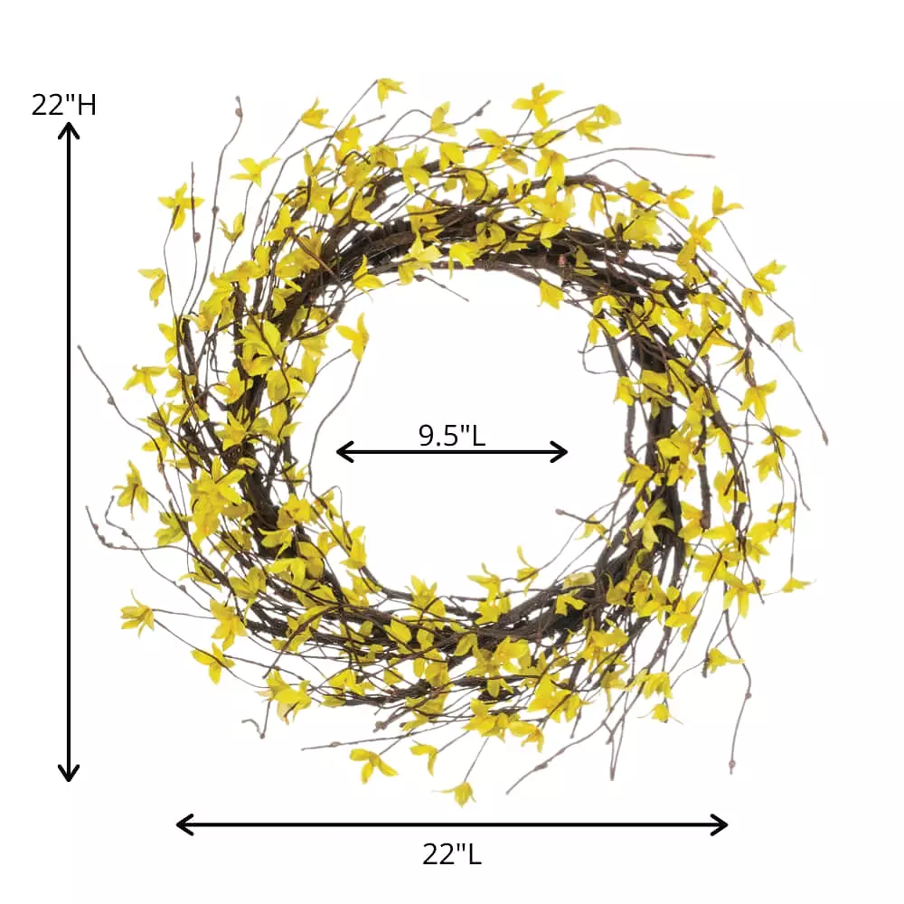 Forsythia Wreath