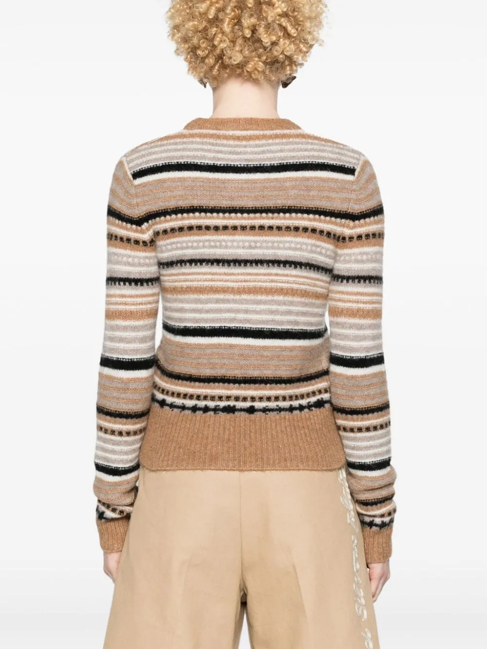 Ganni Sweaters Beige