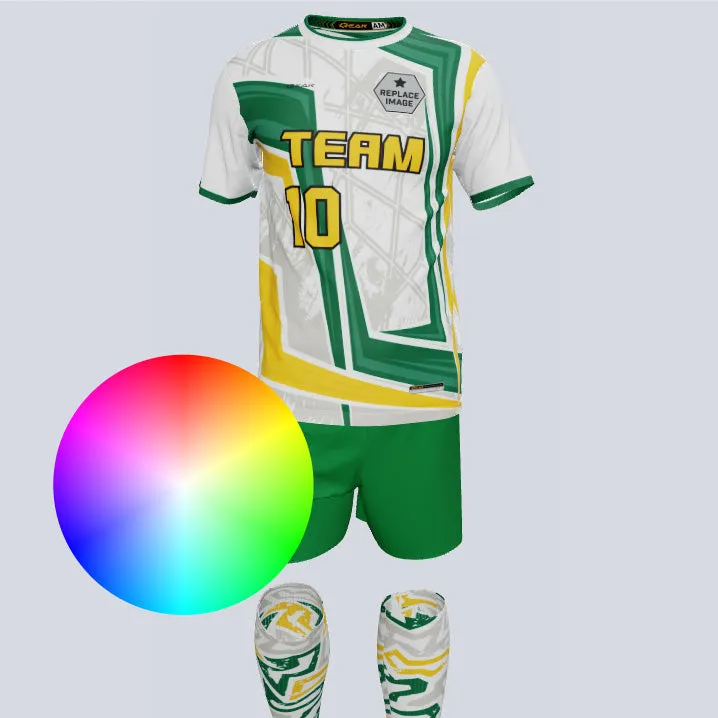 Gear Premium Splatter Custom Soccer Uniform w/Custom Socks