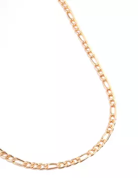 Gold Classic Figaro Chain Necklace